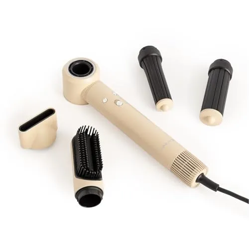 CREATE/ION STYLER PRO / 5-in-1-Ionen-Lufttrockner und Stylingbürste Sand/DC Brushless Motor, 3 Geschwindigkeiten, Kaltluftbetrieb, 3 Temperaturstufen, Aufbewahrungskoffer, 1300W