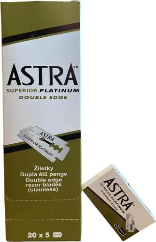 Astra Superior Platinum Double Edge Rasierklingen 100 Stück