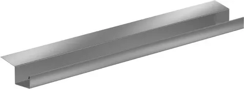Produktbild Piccolo Kastenrinne 70 mm NW 70 mm, 2 m, Aluminium natur, Kastenform Dachrinne