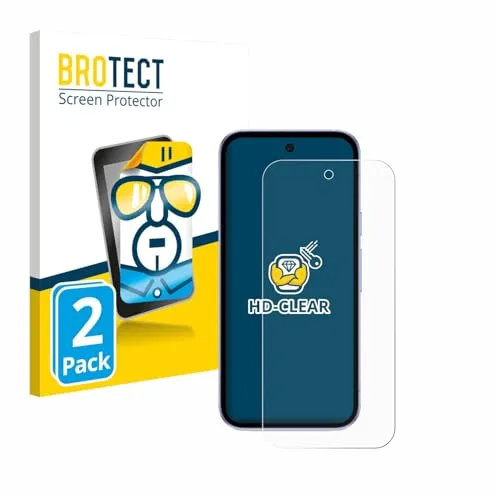 BROTECT 2 Stück Schutzfolie für Google Pixel 9a Displayschutz Folie Made in Germany, Ultra-Klar