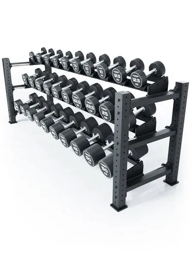 ATLETICA Kurzhantel Mammoth, Premium Kurzhantelablage