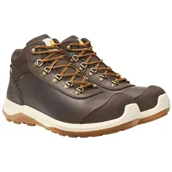 Carhartt WYLIE WATERPROOF S3 Safety Boot F705159 - Dunkelbraun - Größe 44 - Wasserdichter S3-Ledersicherheitsstiefel mit Aluminium-Zehenschutzkappe für optimalen Komfort und Sicherheit, ideal für anspruchsvolle Outdoor-Aktivitäten.