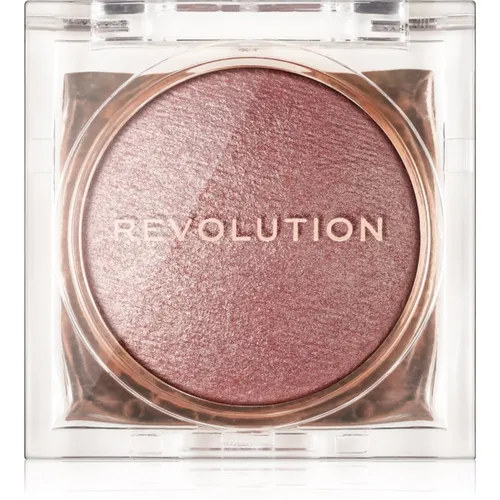 Makeup Revolution Beam Bright aufhellender Kompaktpuder Farbton Pink Seduction 2,45 g