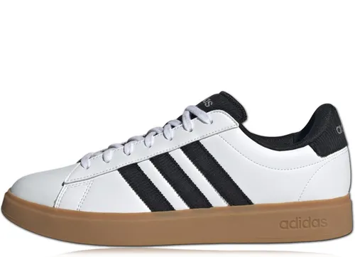 adidas Sneaker GRAND COURT 2.0 in Weiß, Größe 43 1/3 - Sneaker in elegantem Weiß mit CLOUDFOAM Sohle für hohen Tragekomfort, ideal für den Alltag und sportliche Aktivitäten.