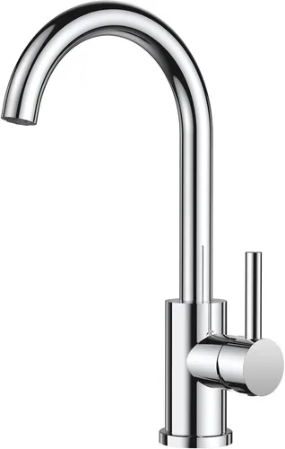 FORIOUS Wasserhahn Küche Edelstahl 360° drehbar