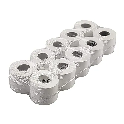 Netuno 10 x Thermorollen 28mmx13mmx18m Kassenrollen Thermopapier Bonrollen Additionsrollen Thermo-Bonrollen für Terminals Kassen-Drucker Bondrucker