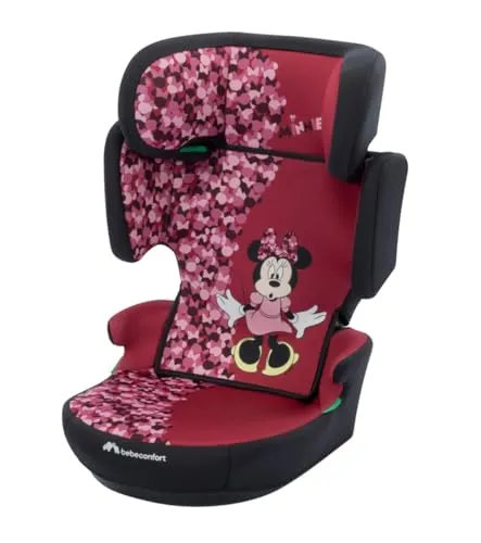 bebeconfort Kindersitz Hera i-Safe Minnie Maus, von 100-150 cm, 15-36kg, schwarz, für 3,5-12 Jahre