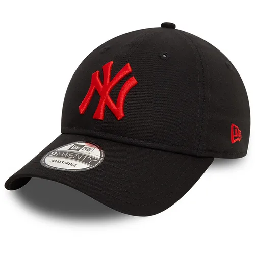 New Era 9Twenty Casual Cap - New York Yankees schwarz/rot - Stylische 9TWENTY Cap mit verstellbarem Strapback, perfekt für Baseball-Fans und lässige Outfits.