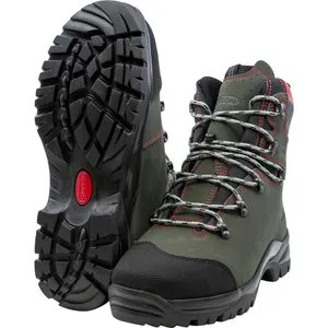 Oregon Schnittschutzstiefel Fiordland, schwarz, Größe 41 - Halbschuhe mit Schnittschutzklasse 2 (24m/s), wasserdicht und ideal für Forst- und Kettensägenarbeiten. Strapazierfähig und sicher dank Stahlkappe und rutschfester Sohle.