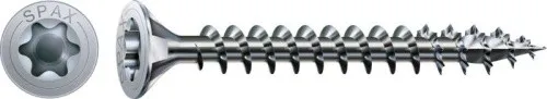 Spax Holzschrauben 1191010500205 T-STAR plus Wirox, 5 x 20mm, 1000 Stück - Werkstatteinrichtung mit konischem Senkkopf für bündige Oberflächen und WIROX-Beschichtung für zuverlässigen Korrosionsschutz – ideal für Profis und DIY-Projekte.