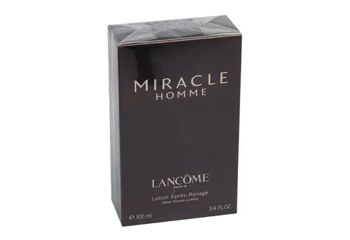 Lancôme Miracle Homme After Shave Lotion 100 ml - Herren Aftershave mit dem einzigartigen Duft Miracle Homme, beruhigt die Haut und sorgt für ein frisches Gefühl nach der Rasur.