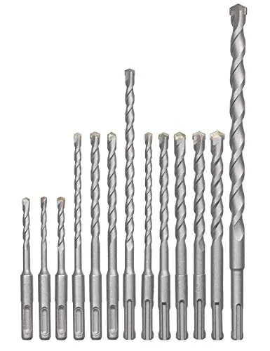 kwb 12-tlg. SDS-Plus Hammerbohrer-Set, 260/210 / 160/110 mm von KWB