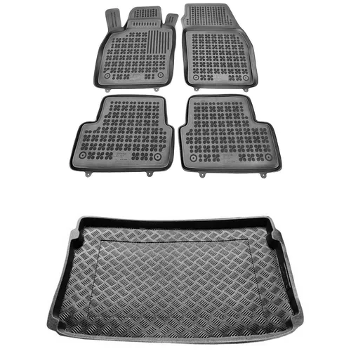 RX20091435-1 Satz Fußmatten und PE Kofferraumwanne für Seat ARONA ab 2017 oberer