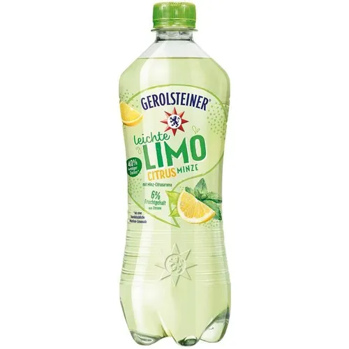 Gerolsteiner Leichte Limo Citrus-Minze  6x0.75l Flasche, Einweg-Pfand