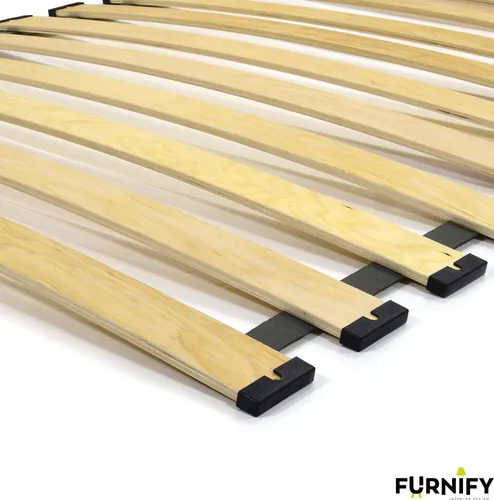 Rolllattenrost 70 x 200 cm | Stabiler Bettrost aus Birkensperrholz