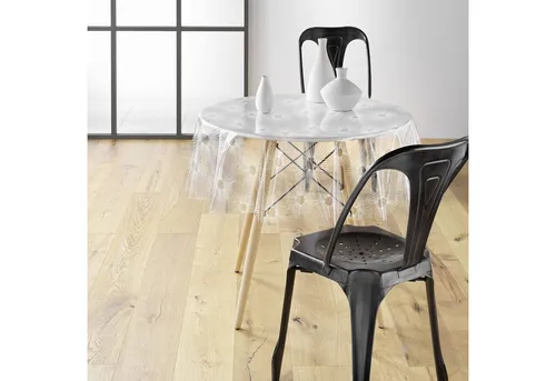 Douceur d'intérieur Tischdecke Durchsichtige Tischdecke aus PCV SOLEIL, Ø 140 cm (Tischdecken 1-tlg)