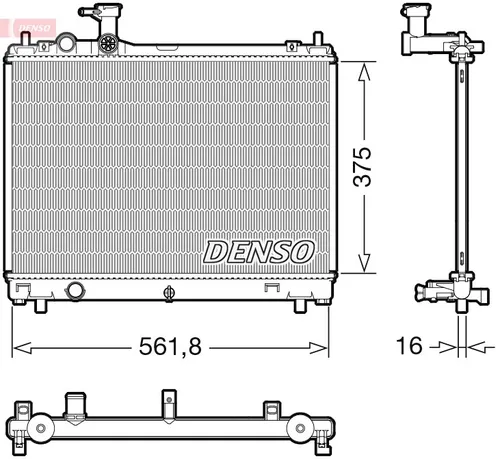 Denso Kühler DRM47044 für optimale Motorkühlung