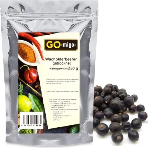 250g Wacholderbeeren getrocknet 0,25kg