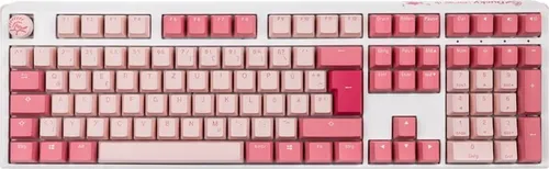 Ducky One 3 Gossamer Pink Gaming Tastatur in pink von Ducky
