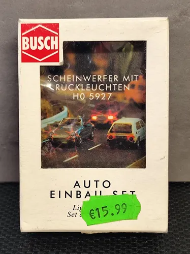 Busch 5927 Spur H0 Scheinwerfer-Rückleuchten-Set -Neu- OVP
