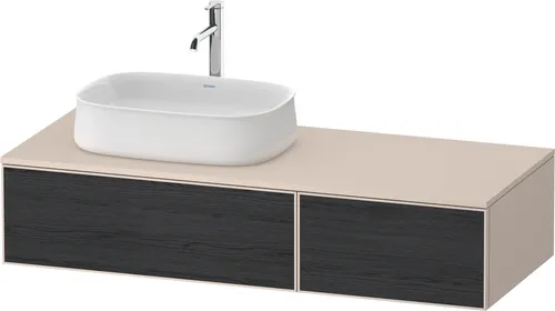 Zencha Konsolenwaschtischunterbau, 1300x550mm, 2 Auszüge von Duravit
