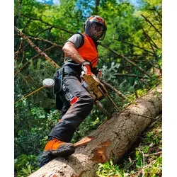 KOX Schnittschutzhose Duro 3.0 Anthrazit/Orange Größe 64