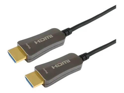 Equip Life HDMI-Kabel 50m - 4K Unterstützung - Kabel für Highspeed-Übertragung, ideal für Heimkino und Gaming mit 4K Unterstützung und Active Optical Cable Technologie.