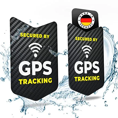 tagplus® Premium GPS Fahrrad Aufkleber [2 Stk.] mit bombenfester Klebekraft für maximalen Diebstahlschutz inkl. Anleitung I KEIN GPS TRACKER I wetterbeständig & klimaneutral Made in Germany