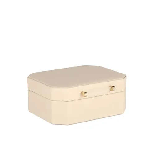home&you - Schmuckkästchen Pelosi, Schmuckkästchen, Schmuckbox, Aufbewahrung Schmuck, Organizer, Schmuckkoffer, Schmuckschachtel, Geschenkbox, für Damen und Mädchen, aus Keramik, 18x13,6x8cm - Beige