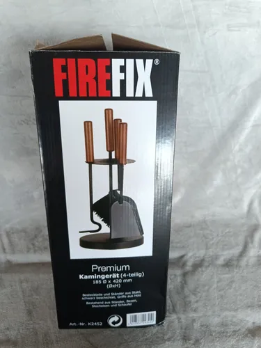 Kamingerät mit Edelstahlgriffen - Aschesauger für Kaminöfen, ideal zum mühelosen Entfernen von Asche mit langlebigen Edelstahlgriffen für zusätzlichen Komfort.
