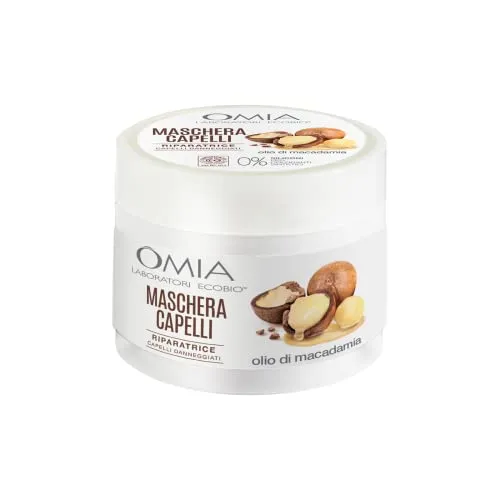 Omia, Ecobio, Haarmaske Macadamiaöl 250 ml (Confezione da 1)