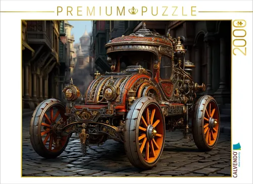CALVENDO Puzzle Dampfgeflüster Gleiter | 2000 Teile Foto-Puzzle für kreative Stunden - Erleben Sie die Faszination von Steampunk mit diesem 2000-teiligen Puzzle. Ideal für entspannte Stunden und kreative Herausforderungen. Perfekt für Puzzle-Liebhaber und Steampunk-Fans!