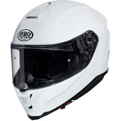 Premier Hyper Integralhelm - Weiß - XL - Motorradhelm mit Doppelter D-Ring-Verschluss, Pinlock-Visier und Bluetooth-Bereitschaft. Ideal für Sicherheit und Komfort auf jeder Fahrt.