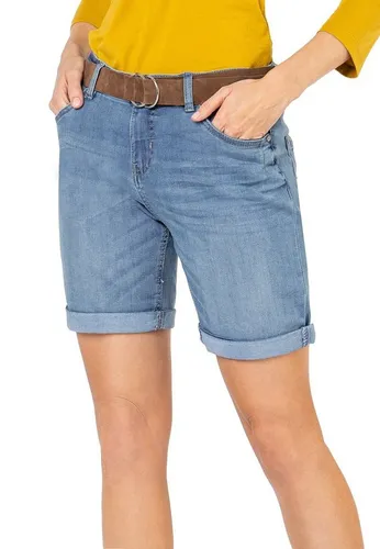 SUBLEVEL Jeansbermudas Denim Bermuda mit Gürtel blau XL - Stylische Jeansbermudas in light-blue, ideal für den Sommer. Komfortable Passform in Größe XL mit Gürtel für den perfekten Sitz. Perfekt für lässige Outfits!