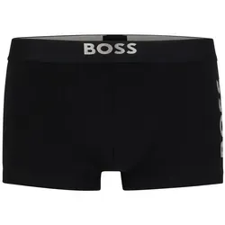 BOSS Men Trunk Starlight Black1, XXL - Retroshorts für Herren aus elastischem Baumwoll-Jersey, ideal für hohen Tragekomfort mit Metallic-Logos für einen modernen Look.