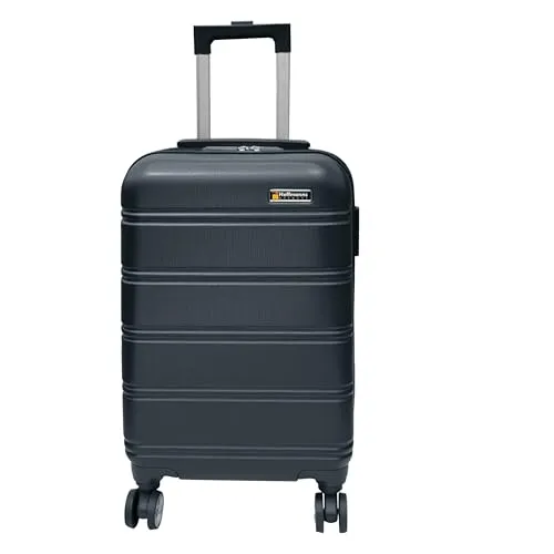 Ribelli Handgepäck Koffer 50L - Kleiner Hartschalenkoffer mit 4 Rollen - Koffer mit TSA-Schloss und leichtem, stabilen ABS-Material – ideal für stressfreies Reisen! 360°-Rollensystem und praktische Innenaufteilung für cleveres Organisieren.
