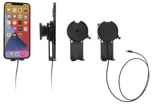 Brodit Gerätehalter 216326 | Made IN Sweden | für Smartphones - Apple iPhone 12, iPhone 12 Mini, iPhone 12 Pro, iPhone 13, iPhone 12 Pro Max und weitere