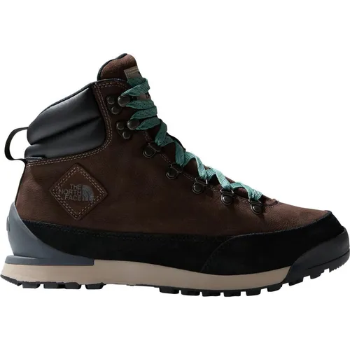 The North Face Mens Back-to-Berkeley IV Leather WP Stiefel - Demitasse Brown/TNF Black - Wasserdichte Wanderschuhe für Herren mit atmungsaktivem Design und umweltfreundlicher Herstellung. Ideal für Alltag und Abenteuer, mit griffiger Sohle für optimale Traktion.