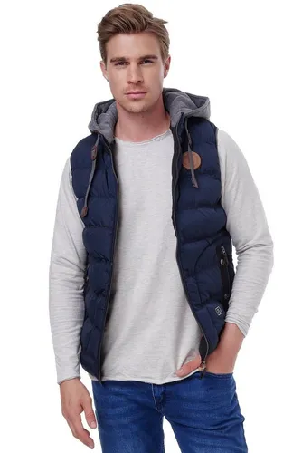Blackrock Herren Outdoor-Weste Slim-Fit mit abnehmbarer Kapuze – Navy M - Moderne Steppweste für Herren, ideal für Freizeit und Business. Sie bietet höchsten Tragekomfort, ist maschinenwaschbar und trocknet schnell. Perfekt für jede Jahreszeit!