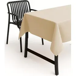 texpot Tischdecke Lotuseffekt Leinenoptik Bügelfrei Fleckschutz wasserabweißend (1-tlg) beige rechteckig | 110 cm x 160 cm