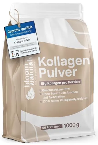 Grassgefüttertes Kollagen Pulver 1000g – Hochdosiert & Geschmacksneutral