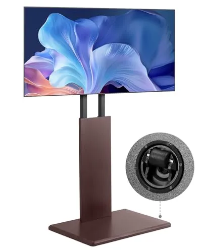 VEVOR Tisch-TV-Ständer für 32-70 Zoll Fernseher - TV Halterung mit stabiler Unterstützung bis 45 kg, höhenverstellbar und schwenkbar für flexibles Fernsehen in jedem Raum.