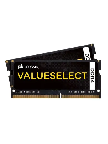 Corsair Value Select SODIMM 16GB (2x8GB) DDR4 2133MHz - Hochleistungsarbeitsspeicher für Laptops - Arbeitsspeicher 16GB (2x8GB) DDR4 2133MHz, ideal für extreme Gaming und anspruchsvolle Anwendungen. Verlässlich und getestet für höchste Corsair-Qualität.