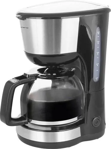 Emerio Kaffeemaschine CME-122933 - 1,25L für 10 Tassen, elegante Glaskanne, Anti-Tropf-Funktion und automatische Abschaltung