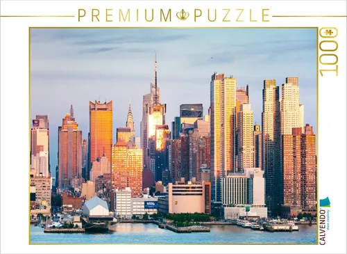 CALVENDO Puzzle Midtown Manhattan 1000 Teile Puzzle quer | 1000 Teile Lege-Größe