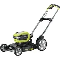 Ryobi RY36LMMX51A-140 Akku-Mulchmäher - 36 V Akku-Mulchmäher mit 51 cm Schnittbreite und bürstenlosem Motor für hohe Schneidleistung – perfekte Alternative zu Benzinrasenmähern, ganz ohne Emissionen!