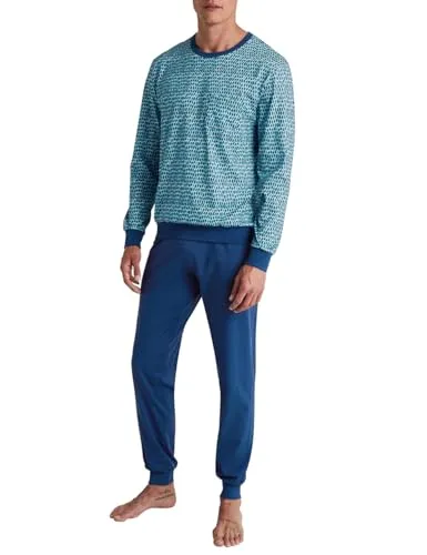 CALIDA Relax Imprint Bündchen-Pyjama Herren von CALIDA