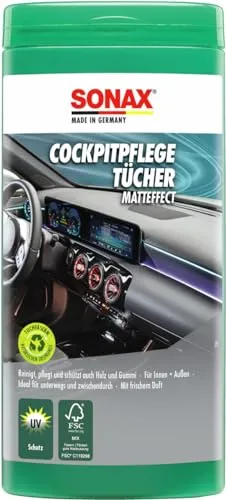 SONAX CockpitPflegeTücher Matteffect Box (25 Stück) von SONAX