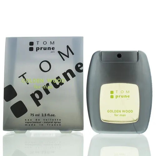 Tom Prune Golden Wood Eau de Toilette 75ml für Männer - Herrenparfüm mit holzigem Duft, ideal für den modernen Mann, der Selbstbewusstsein ausstrahlen möchte.