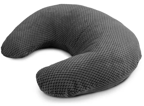 Amilian Stillkissen - Stillmond - Schwangerschaftskissen - Lagerungskissen, Schwangerschaftskissen klein - Kissen für Stillzeit - pregnancy pillow, mit Füllung und abnehmbarem Bezug - maschinenwaschbar
